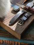 Shell Cordovan Side Stitch Watch Strap (Tapered)